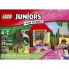 LEGO Juniors Chalet forestier Blanc Neige 10738 kit de Construction 67 pièces Blanc