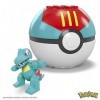 Mega Construx Pokemon Poke Ball et Figurine Kaiminus à Construire, Jeu de Briques de Construction, 30 Pieces, pour Enfant das