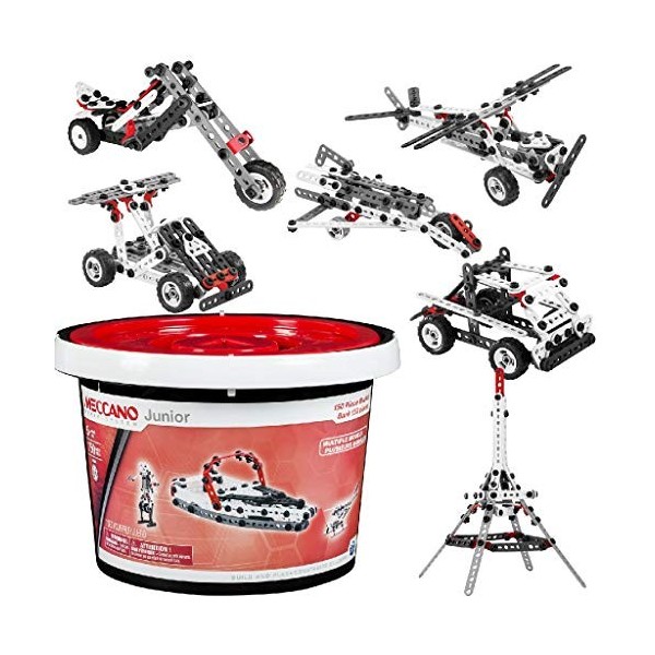 Meccano - 6026711 - Jeu De Construction - Baril Junior - 150 Pièces