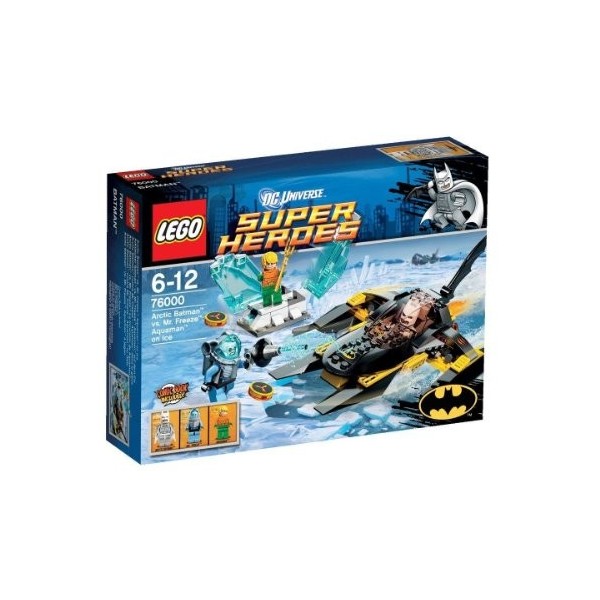 LEGO Super Heroes - DC Universe - 76000 - Jeu de Construction - Aquaman Sous la Glace - Artic Batman Contre Mr. Freeze