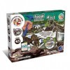 Science4you - Kit de Fouille de Fossiles 4 en 1 pour Enfants 5 6 7 8 9 10 Ans - Excaver et Assembler 4 Dinosaures: T-Rex, Tri