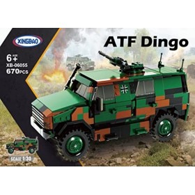 BlueBrixx Xingbao 06055 - ATF Dingo - Briques de construction 670 éléments - Compatible avec Lego - Livré dans son emballage 