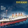 Technic Titanic Jeux de Construction, 4000 Pièces Bateau Micro Blocs de Construction Non Compatible avec Lego Creator Expert 