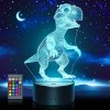 Tesoyzii Cadeau Enfant 2 3 4 5 6 7 8 9 10 Ans Garcon, Lampe 3D Dinosaure Spinosaure Jouet Enfant 2 3 4 5 6 7 8 9 10 Ans Garco