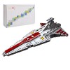 Technic Vaisseau Spatial Star Destroyer Jeu de Construction, Space Wars pour Venator Class Republic Attack Cruiser MOC Blocs 