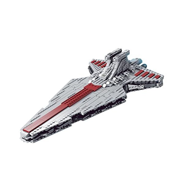 Technic Vaisseau Spatial Star Destroyer Jeu de Construction, Space Wars pour Venator Class Republic Attack Cruiser MOC Blocs 