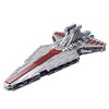 Technic Vaisseau Spatial Star Destroyer Jeu de Construction, Space Wars pour Venator Class Republic Attack Cruiser MOC Blocs 