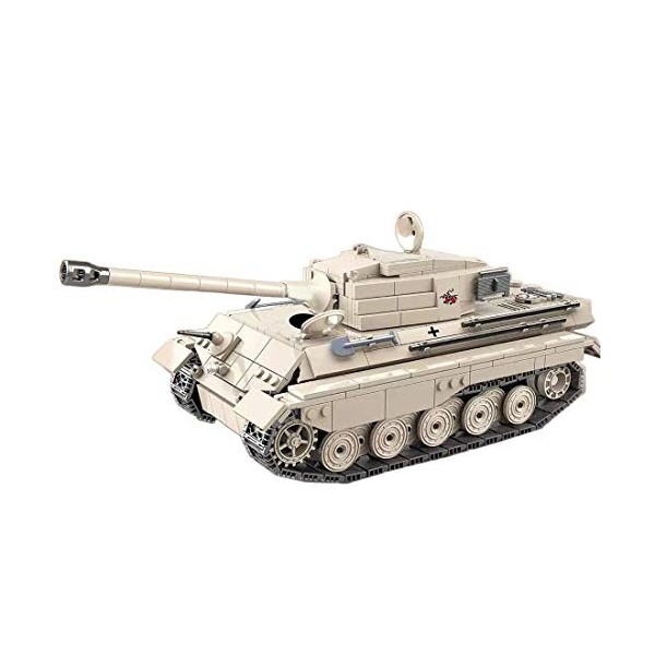 GXZZ Char Militaire Jouet, 978 Pièces Tank Militaire WW2 Jeu de Con