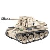 GXZZ Char Militaire Jouet, 978 Pièces Tank Militaire WW2 Jeu de Construction avec Mini Figurine, Compatible avec Lego - Char 