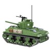 GXZZ Char Militaire Jouet, 978 Pièces Tank Militaire WW2 Jeu de Construction avec Mini Figurine, Compatible avec Lego - Char 