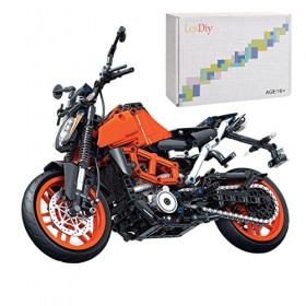Meuli Technic Moto de Course Blocs de Construction, 718 Pièces Modèle de Moto Jeu de Construction de Véhicule Compatible avec