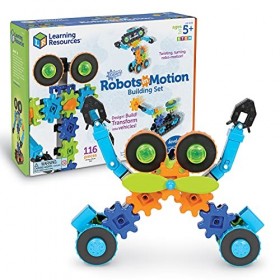 Robots en mouvement Gears! Gears! Gears! de Learning Resources, STEM, jouet à engrenages, engrenages de robots, à partir de 5