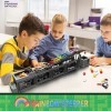 Addshiny Rainbow Stepper Marble Run Conveyor Belt Kit de Construction, Run Ball avec Moteur Hyper Speed ​​​​ Rainbow Stepper 