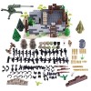 Onenineten 571 Pièces Armes pour LEGO Minifigurines, Accessoires Militaires Ensemble Armes Moderne SWAT Police Soldat Armes J