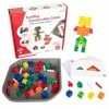 EDX Education FunPlay 54129 Cubes de construction – Plateau dactivités et guide inclus français non garanti 