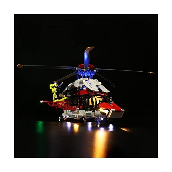 Kit déclairage LED pour hélicoptère de sauvetage Lego H175, kit déclairage LED pour hélicoptère de sauvetage Lego 42145 Air