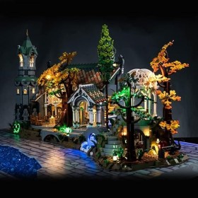 Kit déclairage LED pour Lego 10316 The Lord of The Rings Rivendell lumières seulement, pas de modèles Lego , kit déclairag
