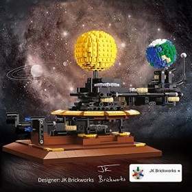 CaDA Master C71004W Ensemble de système Solaire Moon Earth, 865 pièces MOC technologique Kit de Construction pour Adulte garç