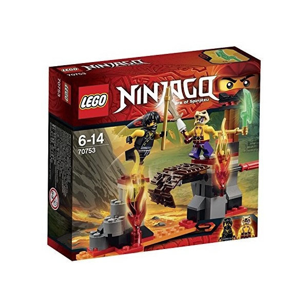 Lego Ninjago - Playthèmes - 70753 - Jeu De Construction - Les Chutes De Lave