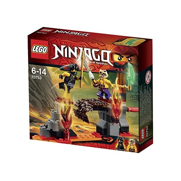 Lego Ninjago - Playthèmes - 70753 - Jeu De Construction - Les Chutes De Lave