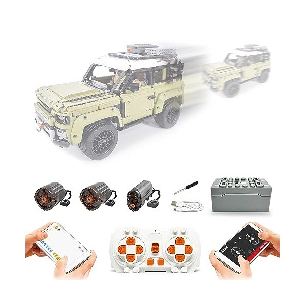 Kit de moteurs techniques Power pour Lego 42110 Land Rover Defender modèle non inclus 