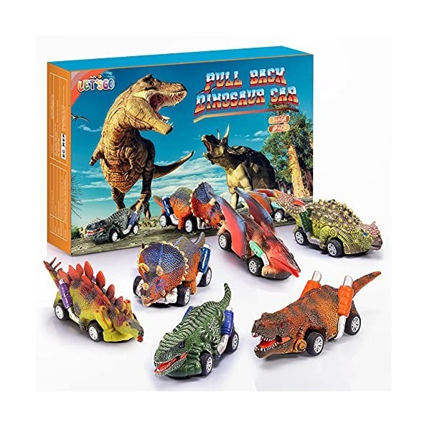 Camion de jouet de dinosaure pour enfants Jouets de dinosaure pour garçons  et filles, pièces de jouets de voitures de dinosaure