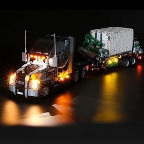 BRIKSMAX Kit de LED pour Lego Mack Anthem,Compatible avec la Maquette Lego 42078, La Maquette de Construction nest Pas Inclu