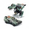 VTech - Switch & Go Dinos Lanceur, Dinosaure Sonore Tyram, Super T-Rex Lance-Flammes, Jouet 2 en 1 Transformable en Voiture, 