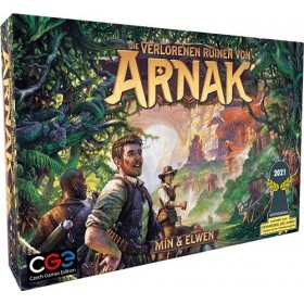 Heidelberger Spieleverlag-Les ruines perdues du Jeu de Base Arnak société, CZ115, Multicolore