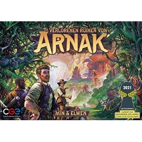 Heidelberger Spieleverlag-Les ruines perdues du Jeu de Base Arnak société, CZ115, Multicolore