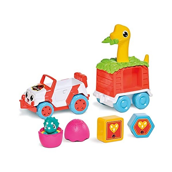 Toomies E73251 Tomy Chase & Roll Raptors, Push-Along, Dinosaur Children, Jurassic World, Educational Colours and Sound, Toy f
