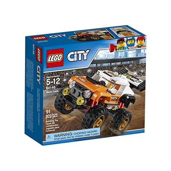 LEGO City Great Vehicles Orange Stunt Truck 60146 Building Kit