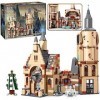 Under the Baubles Harry Clock Tower and Great Hall Castle 871 pièces , construire et jouer Dumbledore Office Building Toy Se