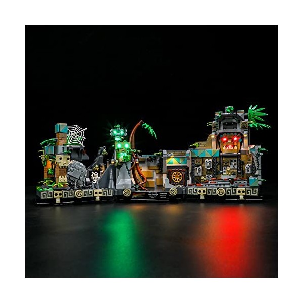 BRIKSMAX Kit d’éclairage à LED pour Lego Disney Le Temple de l’Idole en Or - Compatible with Lego 77015 Blocs de Construction