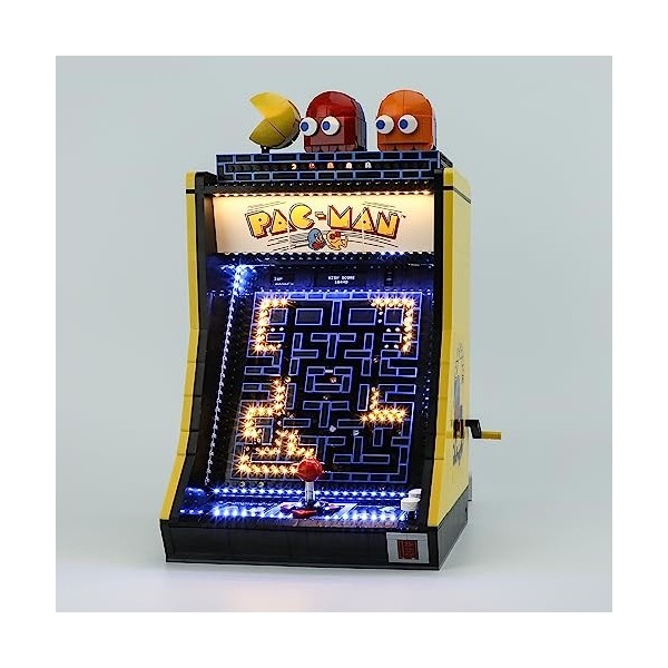 LIGHTAILING Kit déclairage LED pour Lego- 10323 Jeu d’Arcade PAC-Man Modèle de Blocs de Construction - Jeu de lumière LED Co