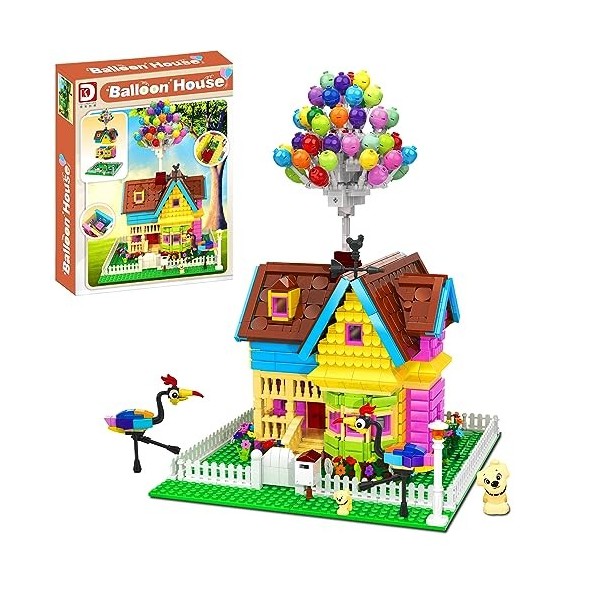 Addshiny Up Kit de construction de 686 pièces avec ballons pour enfants et fans de cinéma à partir de 8 ans, un cadeau amusan