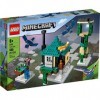 LEGO 21173 Minecraft La Tour du Ciel Jouet pour Garçons et Filles avec Figurines de Pilote, Chat et 2 Phantoms Volants