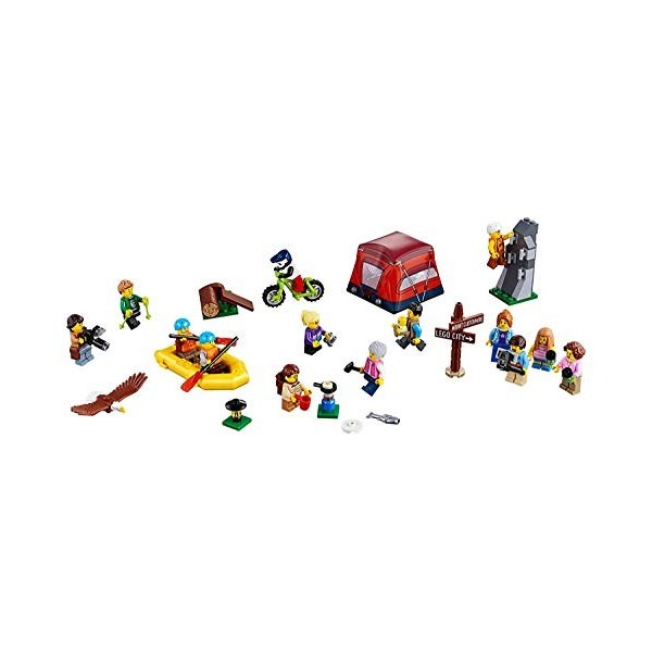 LEGO 60202 City Town Ensemble de Figurines - Les Aventures en Plein air