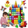TOKBLOK Lot de 120 blocs de construction magnétiques pour enfants - Aimants 3D plus puissants - Jouets pour enfants de 3, 4, 