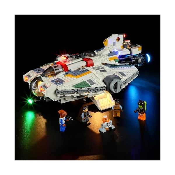 YEABRICKS Lampe LED pour Lego-75357 Star Wars Ghost & Phantom II Modèle de blocs de construction ensemble Lego non inclus 