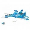 Sluban M38-B0985 ModelBricks Su-27 Fighter 2-en-1 1040 pièces, Multicolore.