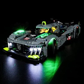 BRIKSMAX Kit d’éclairage à LED pour Lego Technic Peugeot 9X8 24H Le Mans Hybrid Hypercar - Compatible with Lego 42156 Blocs d