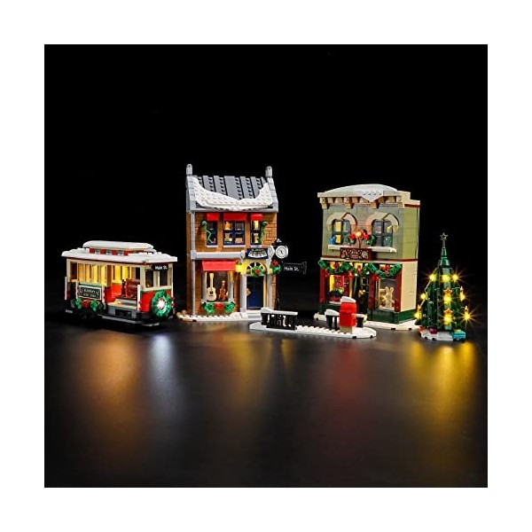 LIGHTAILING Lampe pour Lego-10308 Christmas High-Street - Kit déclairage LED compatible avec le modèle Lego Building Blocks 