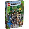 LEGO 21169 Minecraft La Première Aventure, Jouet de Construction, avec Grotte, Inclus Figurines de Steve, Alex, Squelette, Ch