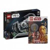 Lego Star Wars Kit de modélisation : Bombe TIE avec mini figurine Dark Vador 75347 + puzzle amusant pour les rebelles coura