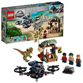 LEGO® - Dilophosaure en liberté Jurassic World Jeux de Construction, 75934, Multicolore
