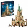 LEGO 76402 Harry Potter Poudlard : Le Bureau de Dumbledore, Jouet de Château et Minifigurines avec Le Choixpeau et lÉpée de 