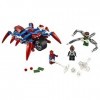 LEGO Super-Héros Marvel, Spider-Man contre Docteur Octopus 2 et 1, Set de construction avec Spider-Girl et moto, 106 pièces, 