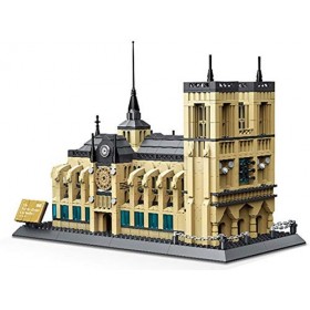 WANGE Cathédrale Notre-Dame. Modèle d’Architecture d’Assemblage avec des Blocs