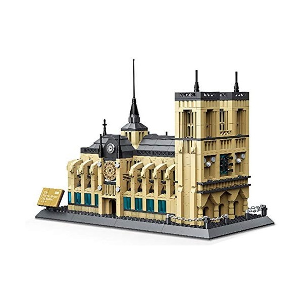 WANGE Cathédrale Notre-Dame. Modèle d’Architecture d’Assemblage avec des Blocs